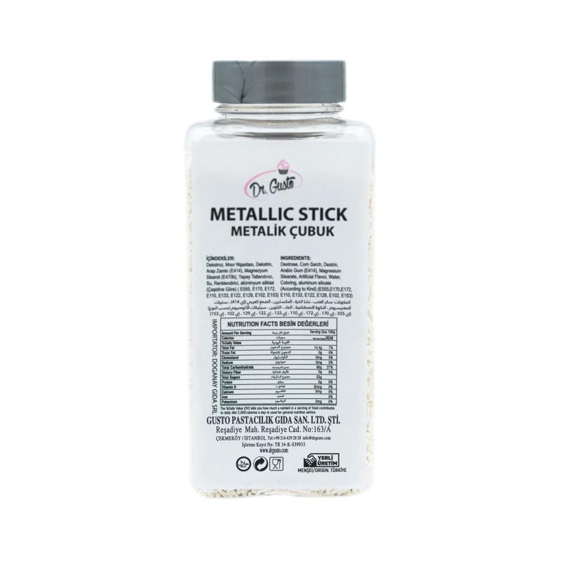 Bomboane decor Dr. Gusto Metallic Stick Sidef 100g CapriceSHOP