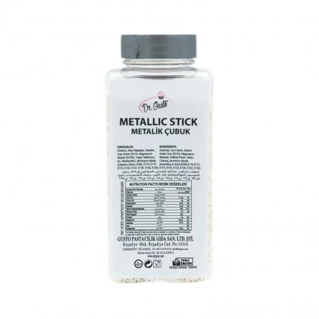 Bomboane decor Dr. Gusto Metallic Stick Sidef 100g CapriceSHOP