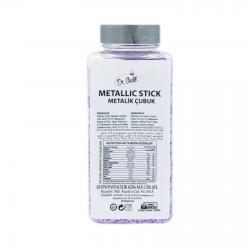 Bomboane decor Dr. Gusto Metallic Stick Galben 100g CapriceSHOP