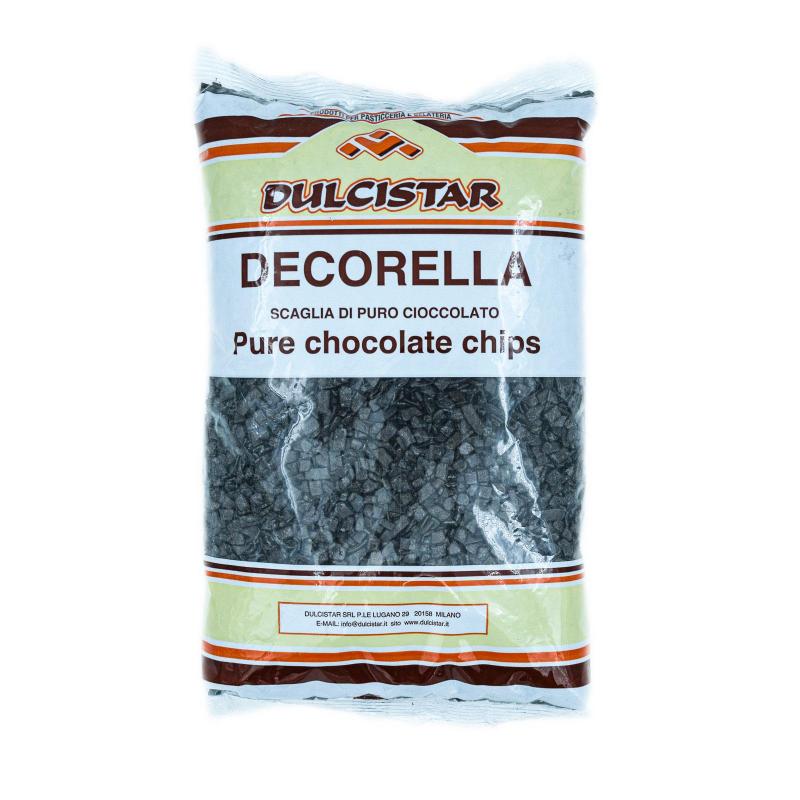 Fulgi de Ciocolata Neagra Dulcistar 1kg CapriceSHOP