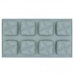 Forma Silicon Monoportie Floare Roz 60x60x30mm 24buc CapriceSHOP