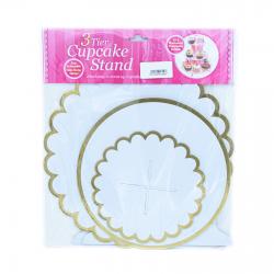 Suport Prajituri din Carton 3 nivele 18-24-30cm