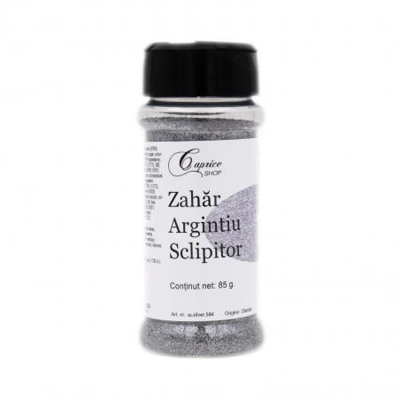 Zahar Sclipici Argintiu CapriceShop 85g CapriceSHOP