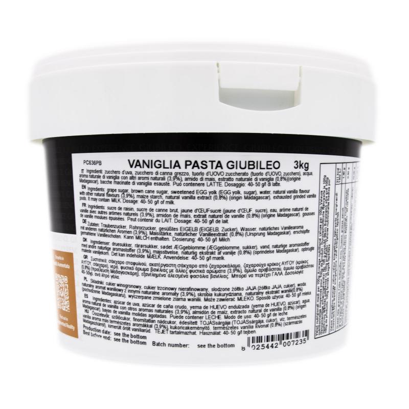 Pasta Vanilie Madagascar Giubileo Comptrial 3kg CapriceSHOP