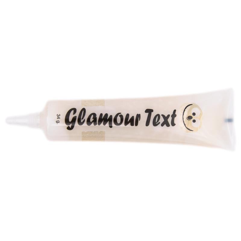 Glittergel de Scris Alb Glamour Text CapriceShop 34g CapriceSHOP