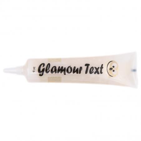 Glittergel de Scris Alb Glamour Text CapriceShop 34g CapriceSHOP