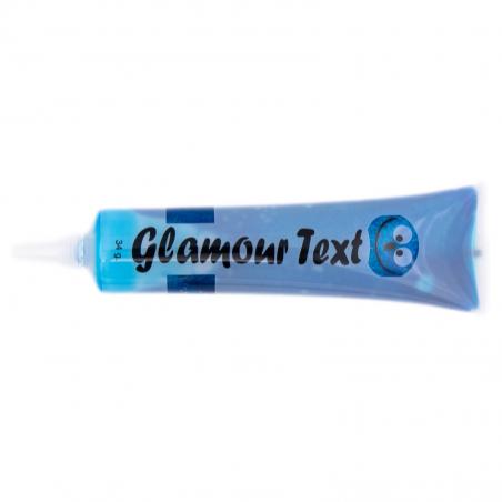 Glittergel de Scris Albastru Glamour Text CapriceShop 34g CapriceSHOP