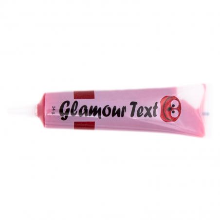 Glittergel de Scris Rosu Glamour Text CapriceShop 34g CapriceSHOP