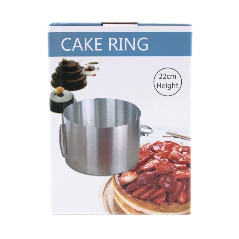 Inel Rotund Tort Inox 16-30cm H22 CapriceSHOP