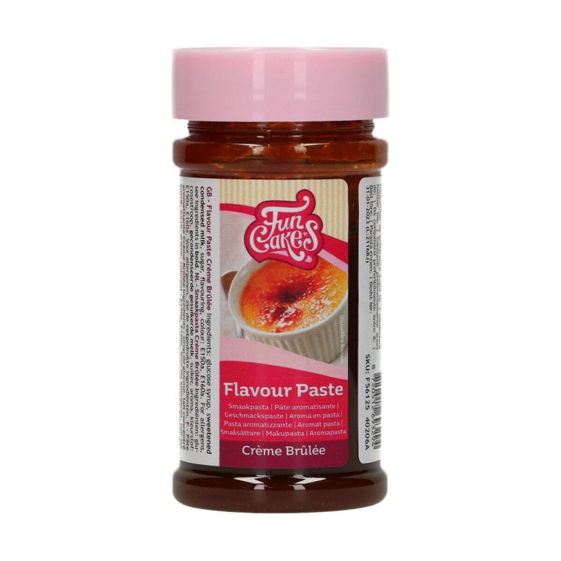 Pasta Aromatizanta Creme Brulee Funcakes 100g CapriceSHOP