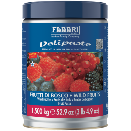 Pasta Aromatizanta Fabri Delipaste Fructe de Padure 1.5kg CapriceSHOP