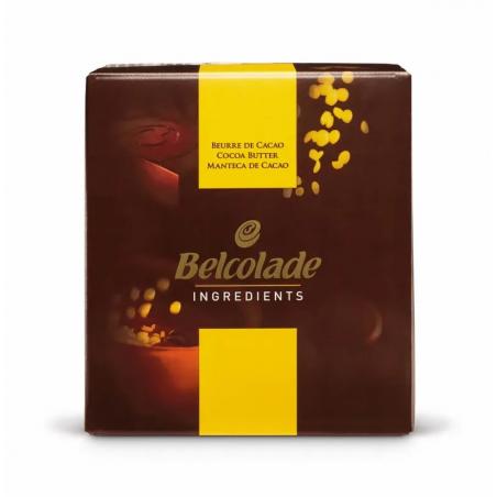 Unt de cacao pur de primă presă Belcolade Cocoa Butter Cacao-Trace 4kg CapriceSHOP