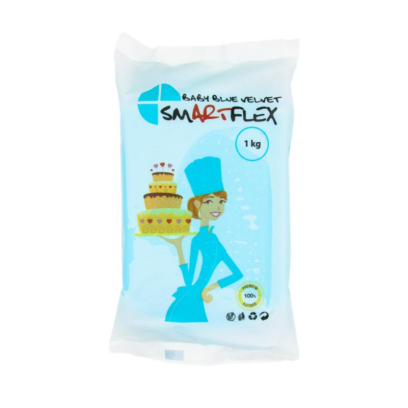 Pasta de Zahar Smartflex Baby Blue Velvet 1kg CapriceSHOP
