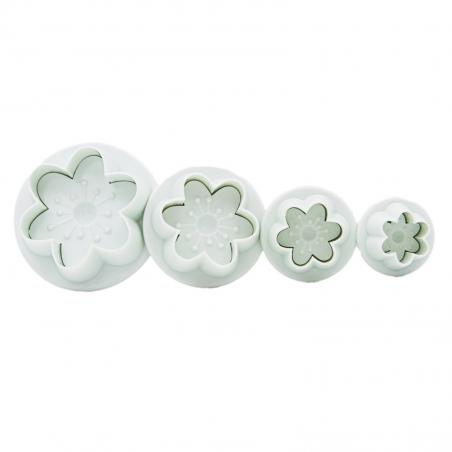 Decupator cu Ejector Flori Cires 15-35mm 4buc CapriceSHOP
