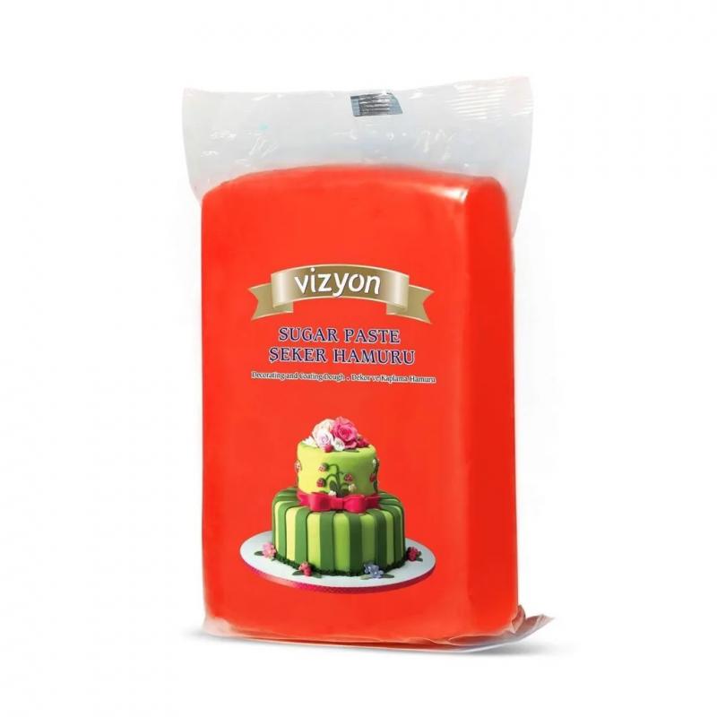 Pasta de Zahar Vizyon Rosu 1kg CapriceSHOP