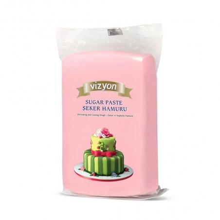 Pasta de Zahar Vizyon Roz Deschis 1kg CapriceSHOP