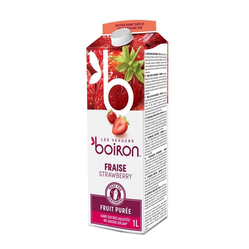 Piure De Capsuni Fara Zahar Adaugat Boiron 1L