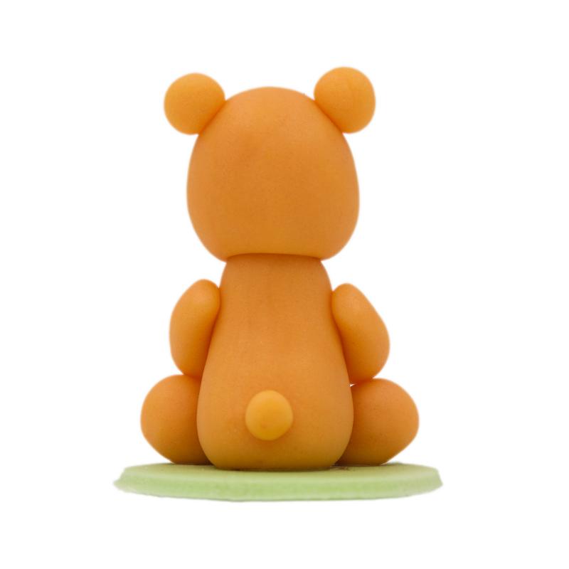 Figurina de Martipan Ursulet Maro cu Inimioara 50g CapriceSHOP