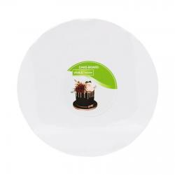 Disc Rotund Alb "La Multi Ani" 28cm CapriceSHOP