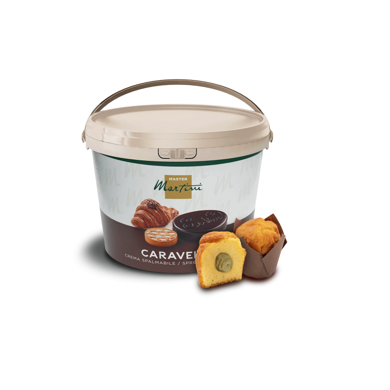 Crema de Fistic 15% Termostabila Caravella Pistacchio Ante-Forno 5kg CapriceSHOP