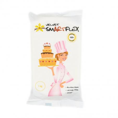 Pasta de Zahar Smartflex Velvet Alb Ciocolata Alba 1kg CapriceSHOP