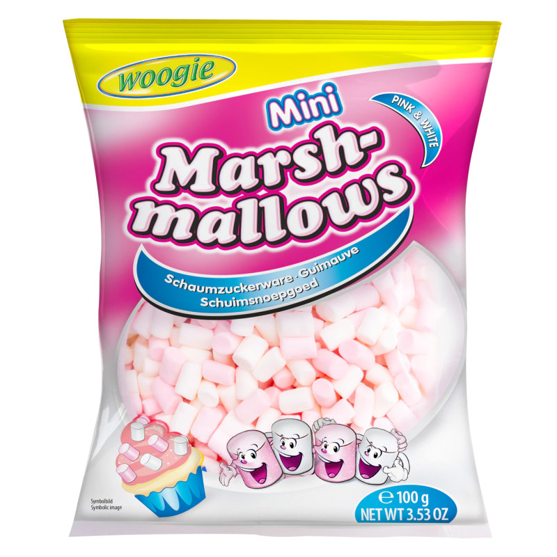 Mini Bezele Roz si Alb Woogie 100g CapriceSHOP