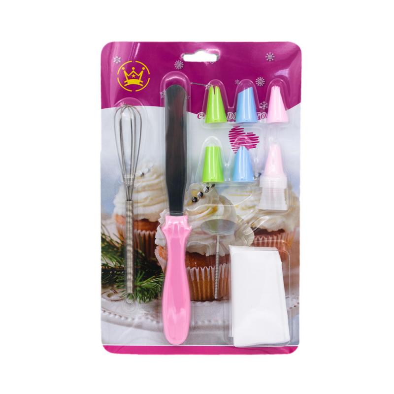 Set Decorare Tort cu 6 Duiuri de Plastic